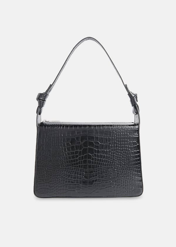 Erica Croc Shoulder Bag